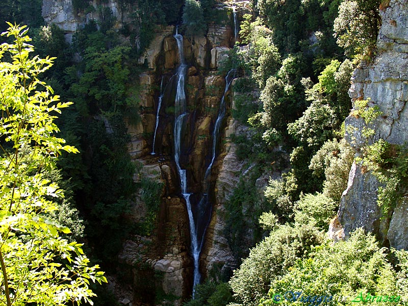 10-P1011818+.jpg - 10-P1011818+.jpg - Le spettacolari cascate del Verde (o del Rio Verde) compiono un salto complessivo di circa 200 m. e sono considerate le cascate naturali più alte d'Italia e tra le maggiori del continente europeo.