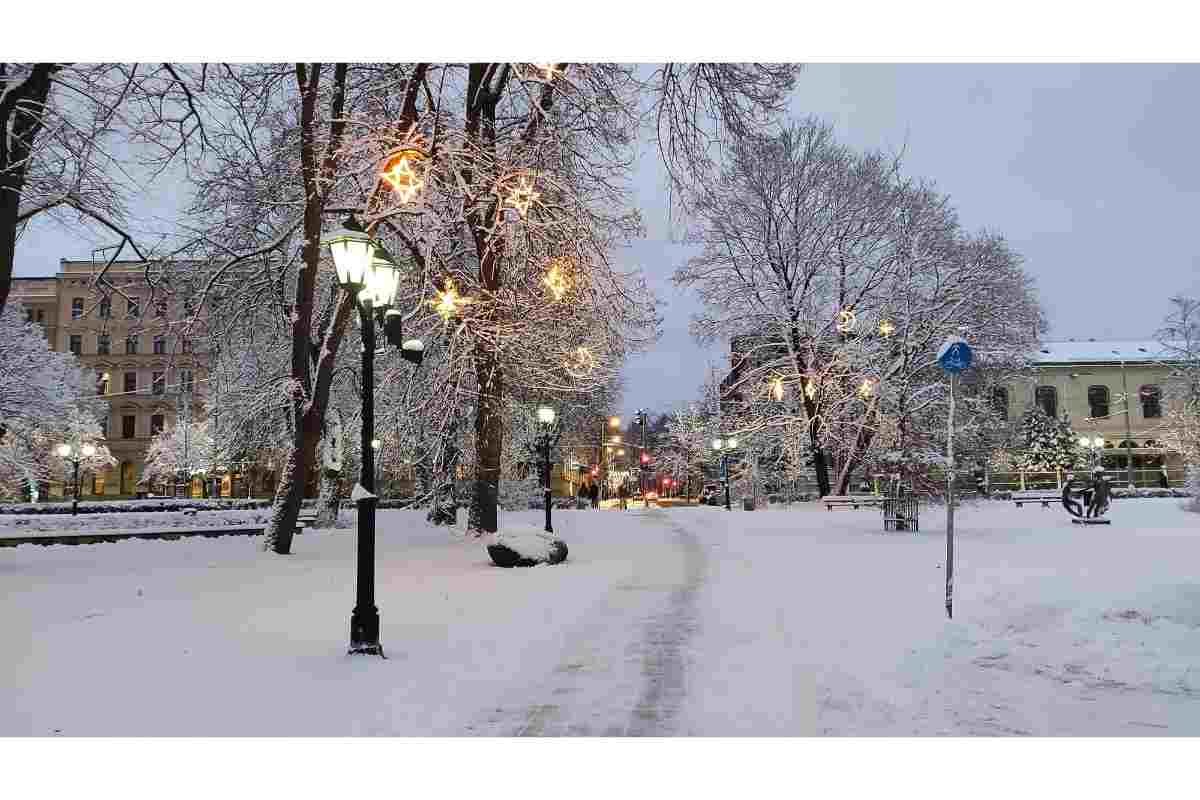 Neve nei pressi di Roma